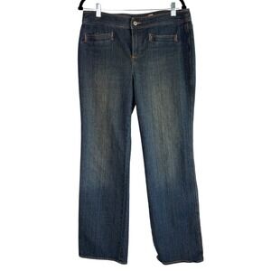 Vintage Y2K‎ IE Relaxed Mid-Rise Dirty Wash Bootcut Jeans Size 12 Grunge Indie